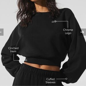 ALO Yoga Black Sweatshirt size S